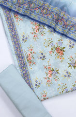 Bin Saeed Digital Printed Cotton Cambric Unstitched 3 Piece Suit - Design-32- BS25DCC - Black - Summer Collection