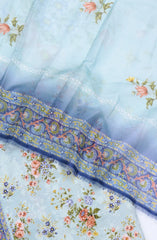 Bin Saeed Digital Printed Cotton Cambric Unstitched 3 Piece Suit - Design-32- BS25DCC - Black - Summer Collection