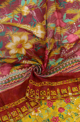 Bin Saeed Embroidered Cambric Unstitched 3 Piece Suit - Design-06 - BS25CMB - Yellow - Summer Collection