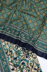 Bin Saeed Printed Khaddar Unstitched 3 Piece Suit - Design-5 - BS25KHD - Green - Winter Collection