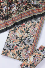 Bin Saeed Printed Khaddar Unstitched 3 Piece Suit - Design-8 - BS25KHD - Multi - Winter Collection