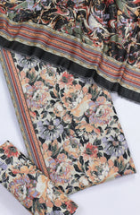 Bin Saeed Printed Khaddar Unstitched 3 Piece Suit - Design-8 - BS25KHD - Multi - Winter Collection