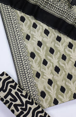 Bin Saeed Printed Khaddar Unstitched 3 Piece Suit - Design-10 - BS25KHD - Green - Winter Collection