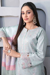 Mabel By Tawakkal Unstitched 3 Piece Emb Fancy Lawn Collection-D-1026