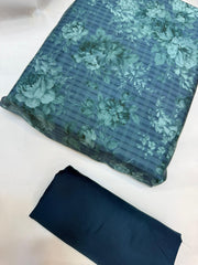 Bin Saeed Printed Lawn Unstitched 3 Piece - AS - 2524 - Summer Collection