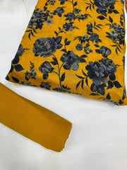 Bin Saeed Printed Lawn Unstitched 3 Piece - AS - 2526 - Summer Collection