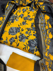 Bin Saeed Printed Lawn Unstitched 3 Piece - AS - 2526 - Summer Collection