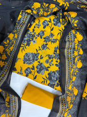 Bin Saeed Printed Lawn Unstitched 3 Piece - AS - 2526 - Summer Collection