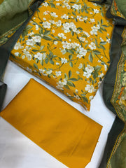 Bin Saeed Printed Lawn Unstitched 3 Piece - AS - 2523 - - Summer Collection