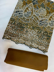 Bin Saeed Embroiderd Lawn Unstitched 3 Piece - AS - 2625 - Summer Collection