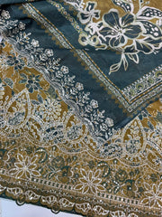 Bin Saeed Embroiderd Lawn Unstitched 3 Piece - AS - 2625 - Summer Collection