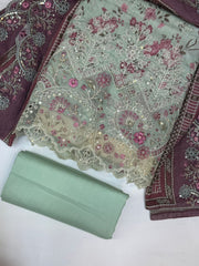 Bin Saeed Embroiderd Lawn Unstitched 3 Piece - AS - 2626 - Summer Collection
