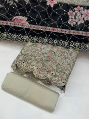 Bin Saeed Embroiderd Lawn Unstitched 3 Piece - AS - 2623 - Summer Collection
