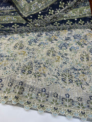 Bin Saeed Embroiderd Lawn Unstitched 3 Piece - AS - 2627 - Summer Collection