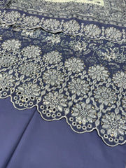 Bin Saeed Embroiderd Lawn Unstitched 3 Piece - AS - 2628 - Summer Collection