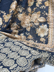 Bin Saeed Embroiderd Lawn Unstitched 3 Piece - AS - 2622 - Summer Collection