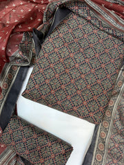 Bin Saeed Printed Lawn Unstitched 3 Piece - AS - 2544 - Summer Collection