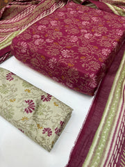 Bin Saeed Printed Lawn Unstitched 3 Piece - AS - 2543 - Summer Collection