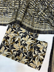 Bin Saeed Printed Lawn Unstitched 3 Piece - AS - 2581 - - Summer Collection