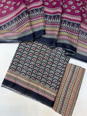 Bin Saeed Printed Lawn Unstitched 3 Piece - AS - 2584 - - Summer Collection