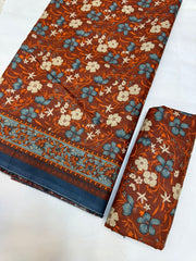 Bin Saeed Printed Lawn Unstitched 3 Piece - AS - 2591 - - Summer Collection