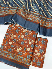 Bin Saeed Printed Lawn Unstitched 3 Piece - AS - 2591 - - Summer Collection