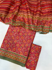 Bin Saeed Printed Lawn Unstitched 3 Piece - AS - 2589 - - Summer Collection