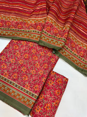 Bin Saeed Printed Lawn Unstitched 3 Piece - AS - 2589 - - Summer Collection