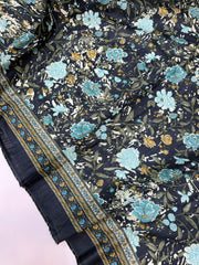 Bin Saeed Printed Khaddar Unstitched 3 Piece Suit - BS25KHD -Green- Winter Collection