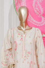 Bin Saeed Stitched 3 Piece Luxury Jacquard Vol-01 Suit-JAQ-2929-SKIN