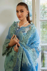 New Maya Swiss By Nureh Unstitched 3 Piece Emb Lawn Collection-NS-152