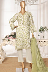 Bin Saeed Stitched 3 Piece Exc Printed Lawn Vol-03 Drop-02 Collection'2025-NSM-2315-Pista