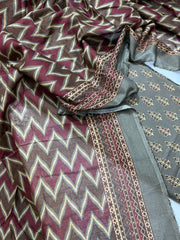 Bin Saeed Printed Lawn Unstitched 3 Piece Suit - D-12