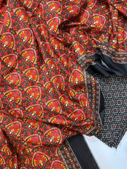 Bin Saeed Printed Lawn Unstitched 3 Piece Suit - D-19