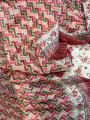 Bin Saeed Printed Lawn Unstitched 3 Piece Suit - D-29