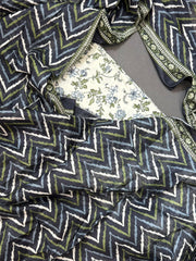 Bin Saeed Printed Lawn Unstitched 3 Piece Suit - D-47