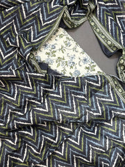 Bin Saeed Printed Lawn Unstitched 3 Piece Suit - D-47