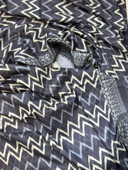 Bin Saeed Printed Lawn Unstitched 3 Piece Suit - D-49