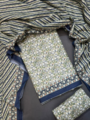 Bin Saeed Printed Lawn Unstitched 3 Piece Suit - D-52