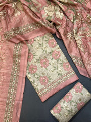 Bin Saeed Printed Lawn Unstitched 3 Piece Suit - D-53