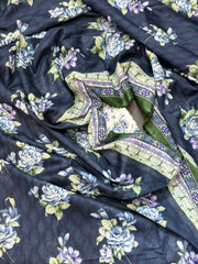 Bin Saeed Printed Lawn Unstitched 3 Piece Suit - D-56
