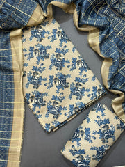 Bin Saeed Printed Lawn Unstitched 3 Piece Suit - D-61