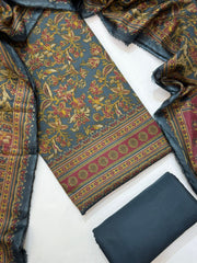 Bin Saeed Printed Lawn Unstitched 3 Piece Suit - D-63