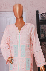 Bin Saeed Embroidered Cotton Stitched 3 Piece Suit - D-02 - BS25LPC - Pink - Summer Collection