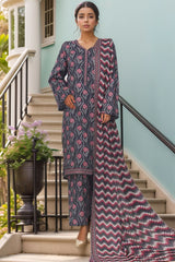 Bin Saeed Stitched 3 Piece Printed Cotton Vol-01 Collection'2025-WC-2371-Black