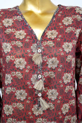 Bin Saeed Stitched 3 Piece Exclusive Printed Lawn Vol-13 Suit-LSM-3242-T.PINK