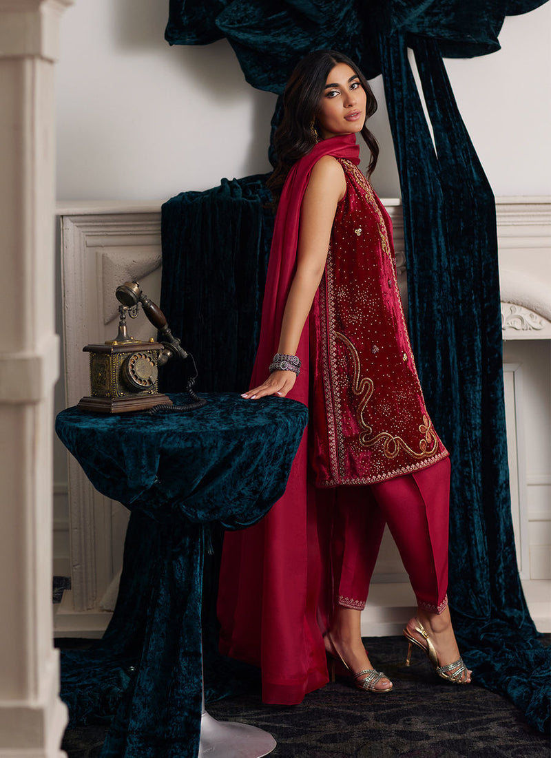 Ismaya Shirt And Dupatta farah talib aziz