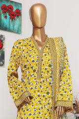Bin Saeed Exclusive Printed Lawn With Farshi Shalwar Vol-05 Collection'2025-NSM-2175-Yellow
