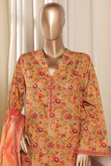 Bin Saeed Stitched 3 Piece Exclusive Printed Khaddar Vol-16 Collection'2025-WK-2676