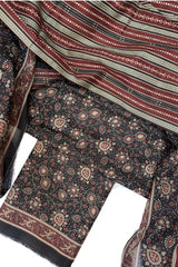 Bin Saeed Digital Printed Cotton Cambric Unstitched 3 Piece Suit - Design-11 - BS25DCC - Blue - Summer Collection